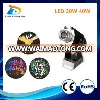 new gobo projector model 30w led custom gobo logo projector